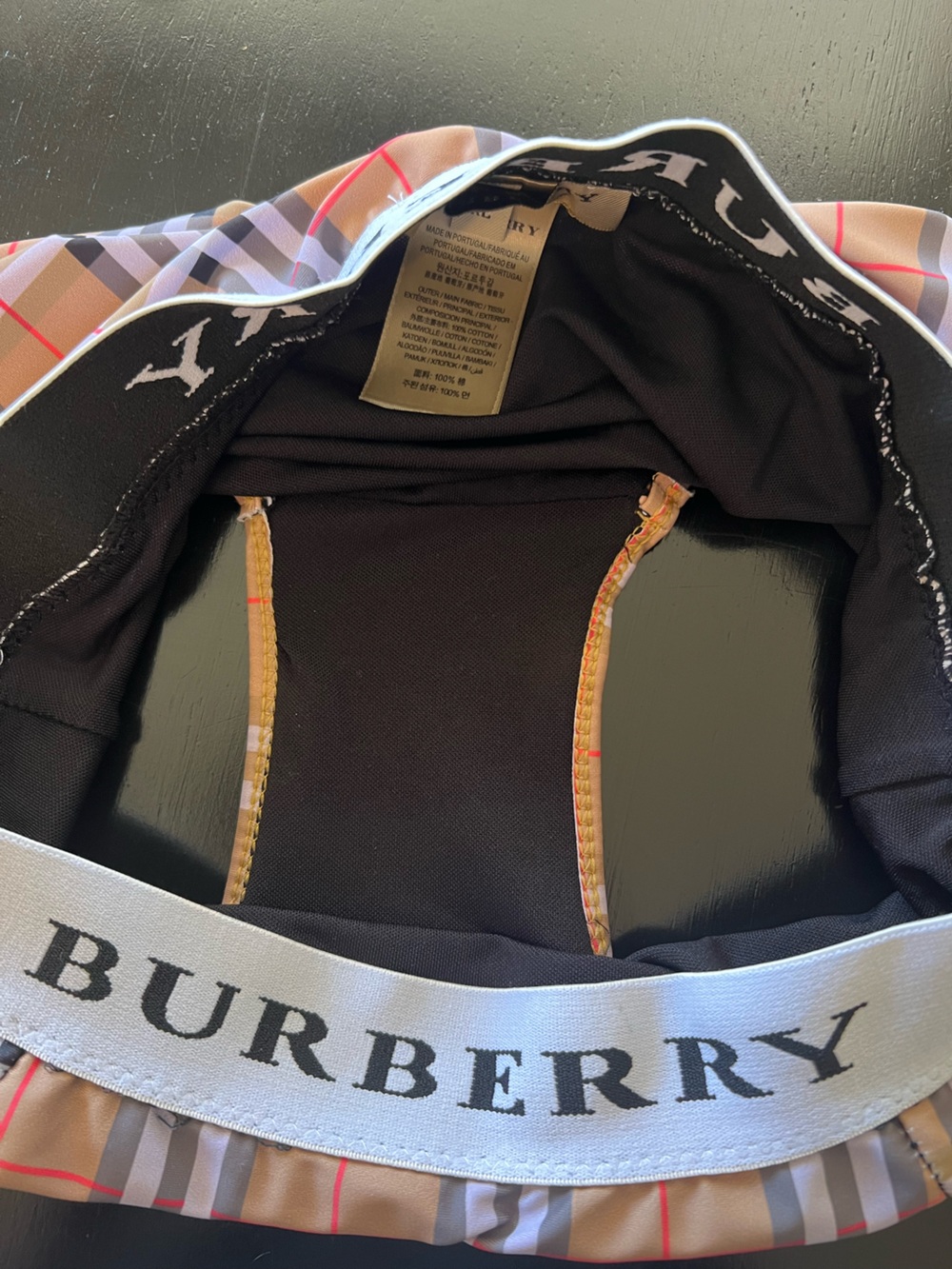 Burberry Nova Check Bikini Bottoms Logo Waist Swim Bottoms XL - Picture 4 of 10